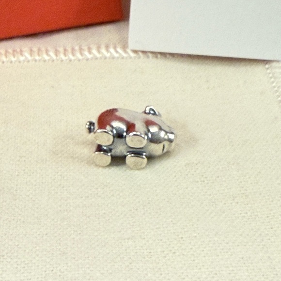 James Avery Retired Sterling Silver Piggy Bank Charm - Picture 6 of 6